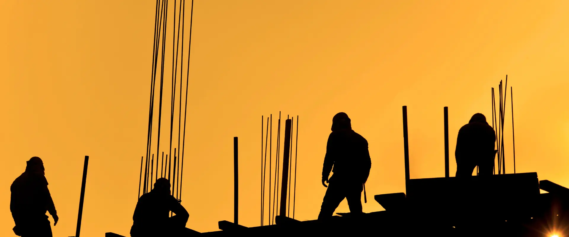 Construction site dangers in summer
